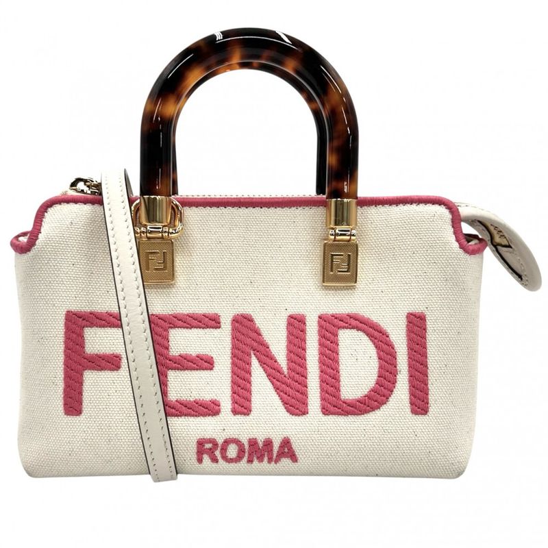 Fendi 2WAY Ladies By-the-way Mini Handbag Shoulder Bag Shoulder Crossbody Small