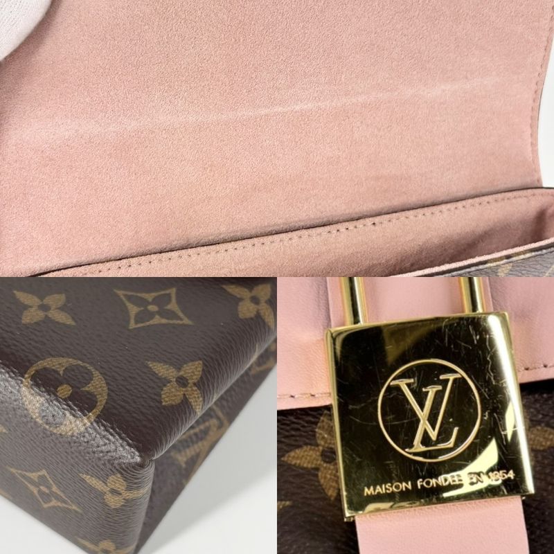 Louis Vuitton 2WAY Ladies Monogram Rocky BB Handbag Shoulder Bag Shoulder