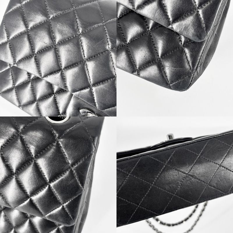 Chanel Shoulder Bag Women's Matelasse 25 Coco Mark Turnlock Matelasse Double