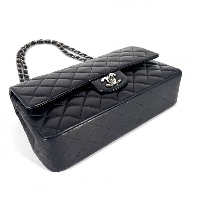 Chanel Shoulder Bag Women's Matelasse 25 Coco Mark Turnlock Matelasse Double