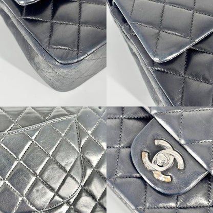 Chanel Shoulder Bag Women's Matelasse 25 Coco Mark Turnlock Matelasse Double