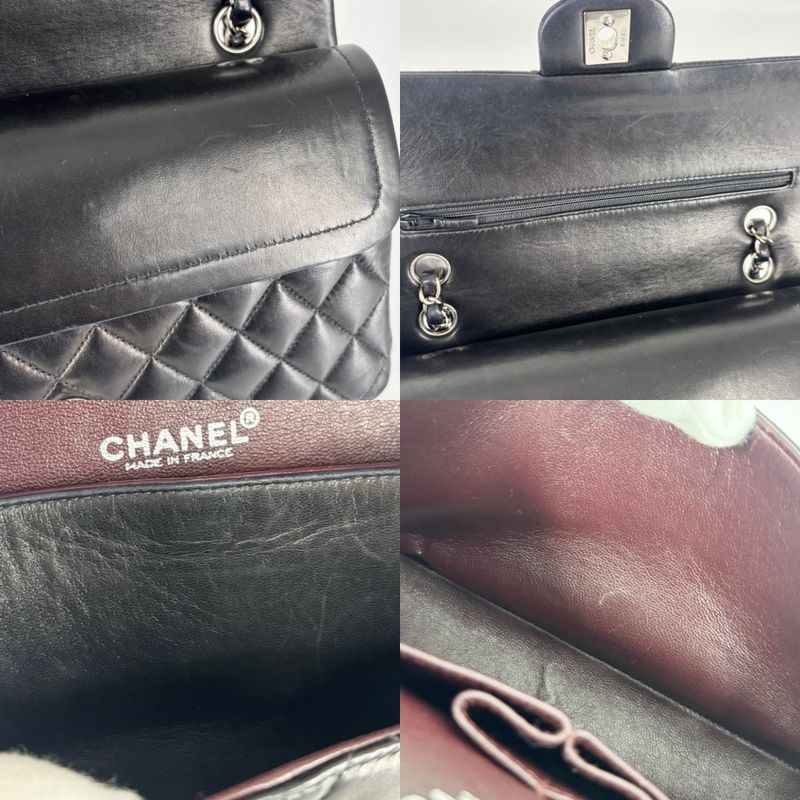 Chanel Shoulder Bag Women's Matelasse 25 Coco Mark Turnlock Matelasse Double