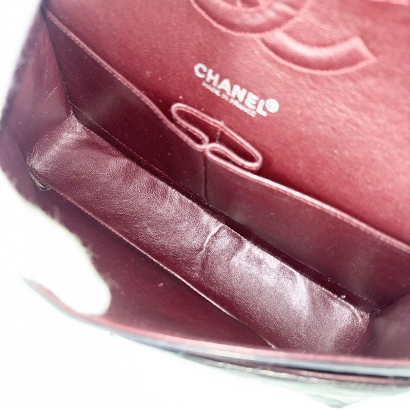 Chanel Shoulder Bag Women's Matelasse 25 Coco Mark Turnlock Matelasse Double