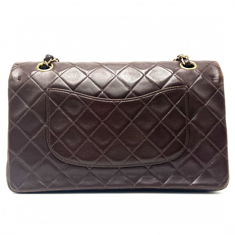 Chanel Shoulder Bag Women Matelasse 25 Double Chain Double Flap Shoulder