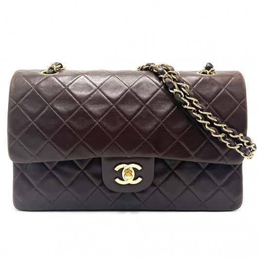 Chanel Shoulder Bag Women Matelasse 25 Double Chain Double Flap Shoulder