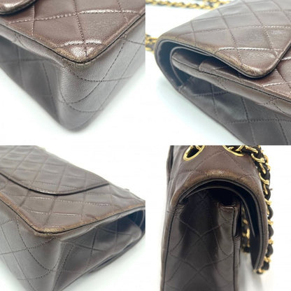 Chanel Shoulder Bag Women Matelasse 25 Double Chain Double Flap Shoulder