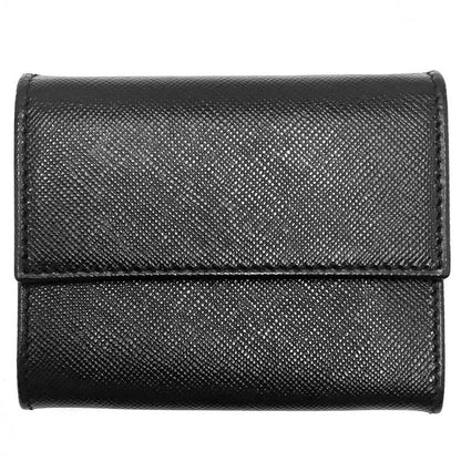 Prada Coin Case Women's Saffiano Triangle Logo Coin Purse Compact Wallet Prada