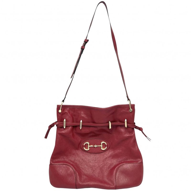 Gucci Shoulder Bag Women's Horsebit Drawstring Ring Bag Drawstring Shoulder