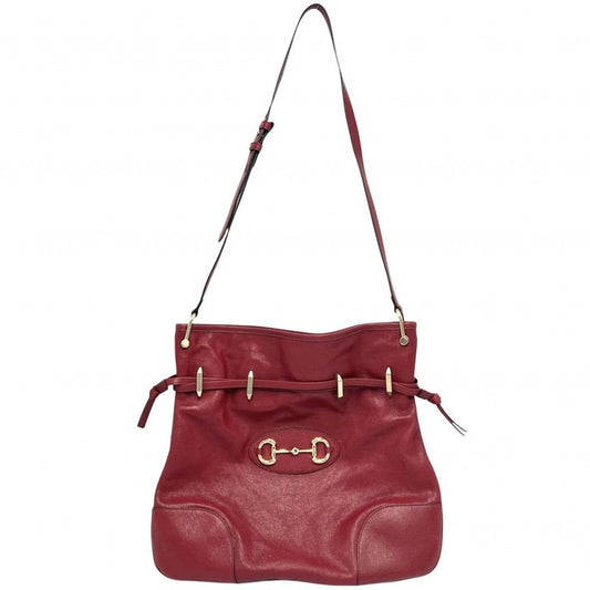 Gucci Shoulder Bag Women's Horsebit Drawstring Ring Bag Drawstring Shoulder