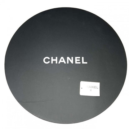 Chanel Hat Women's Coco Mark Fashion Item Hat Ribbon Chanel Straw Beige Black