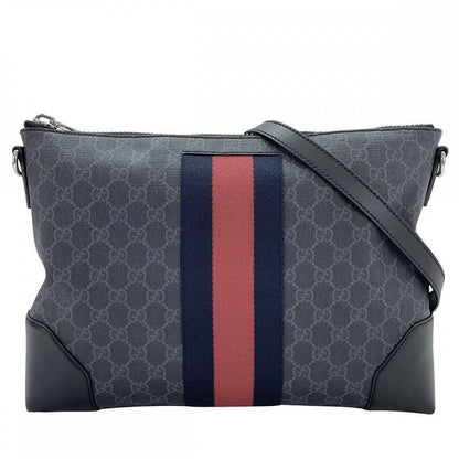 Gucci Shoulder Bag Men's Web Stripe 2WAY Clutch Bag Shoulder Crossbody Sherry