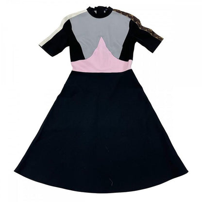 Louis Vuitton Dress Women's Monogram Short Sleeve Dress Apparel Clothing Louis