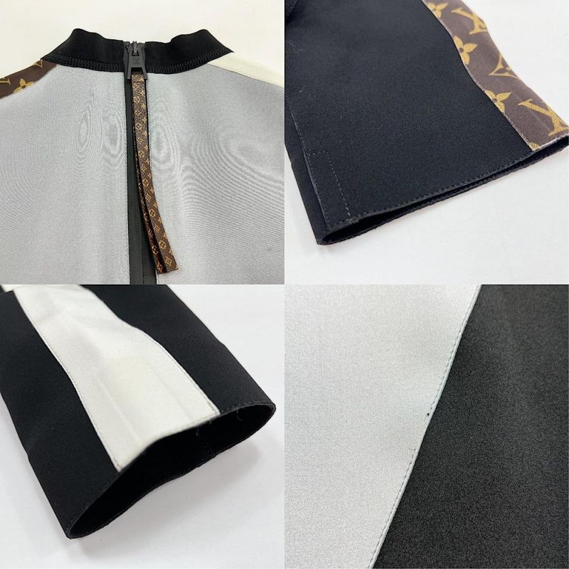 Louis Vuitton Dress Women's Monogram Short Sleeve Dress Apparel Clothing Louis