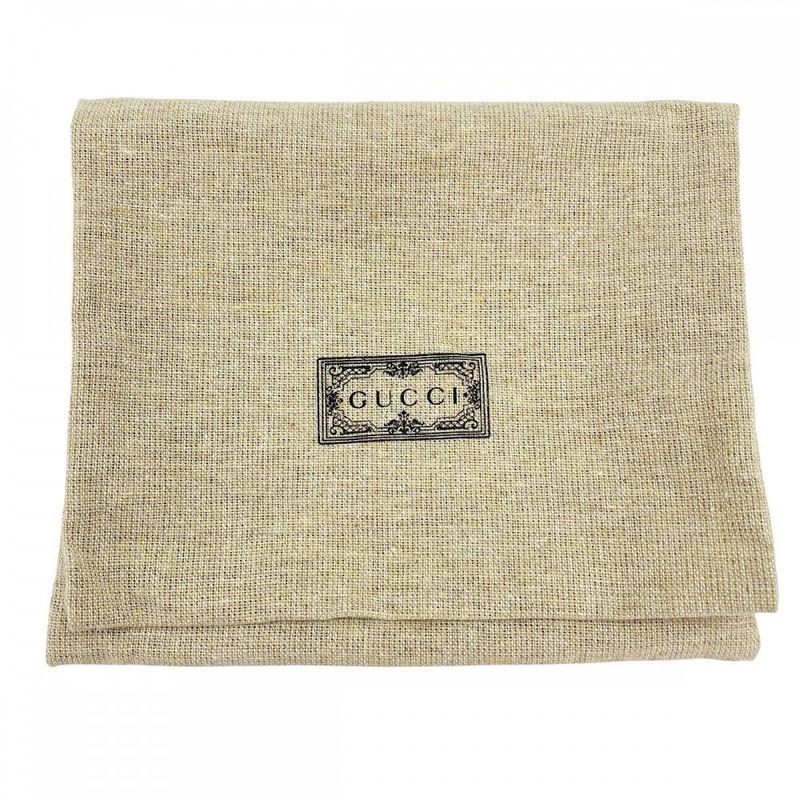 Gucci Bifold Wallet Women's Snap Button GG Supreme Cherry Gucci 476050 Brown