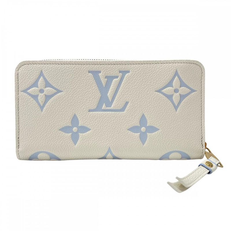 Louis Vuitton Long Wallet Women's Zippy Wallet Long Wallet Round Zipper Louis