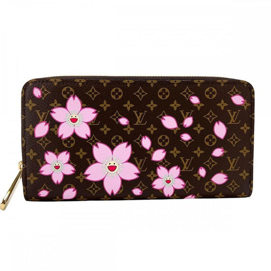 Louis Vuitton Long Wallet Women's LV X TM Zippy Wallet Cherry Blossom Round