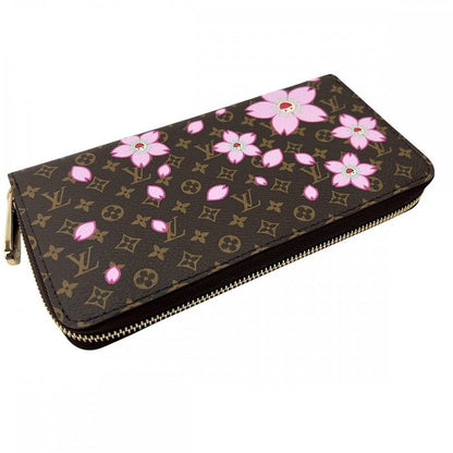 Louis Vuitton Long Wallet Women's LV X TM Zippy Wallet Cherry Blossom Round