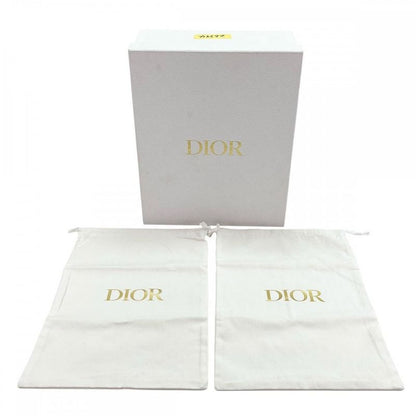 Christian Dior Sandals Women's Logo Line Mouton Slipper Boa Mule