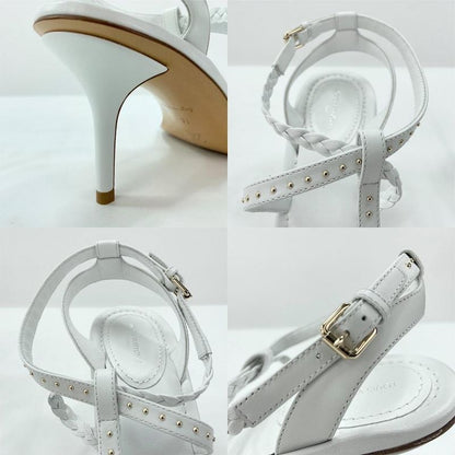 Louis Vuitton Sandals Women's Pin Heels Monogram Louis Vuitton White Gold