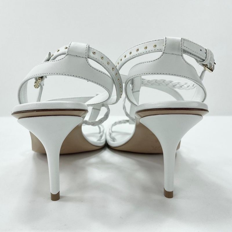 Louis Vuitton Sandals Women's Pin Heels Monogram Louis Vuitton White Gold