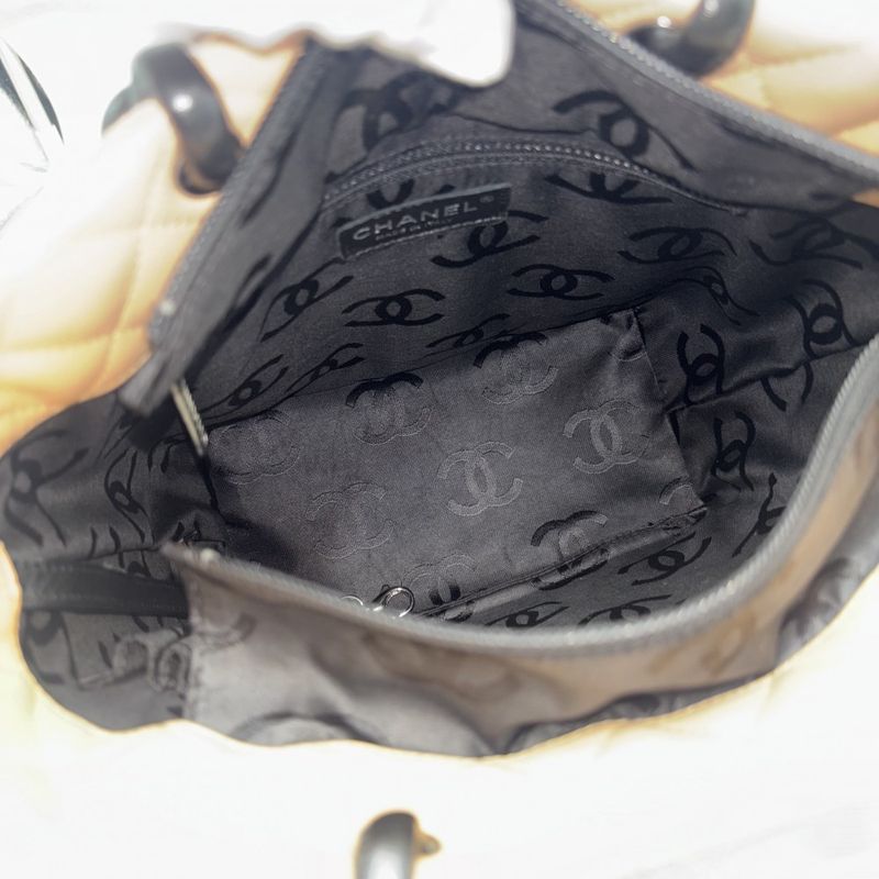 Chanel Tote Bag Women's Cambon Line Medium Tote Coco Mark Handbag Shoulder