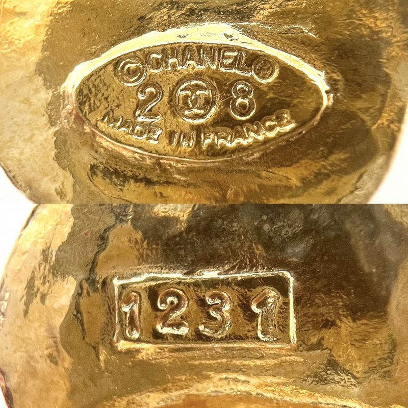 Chanel Brooch Ladies Coco Mark Accessories Vintage Chanel GP 28 Gold Approx