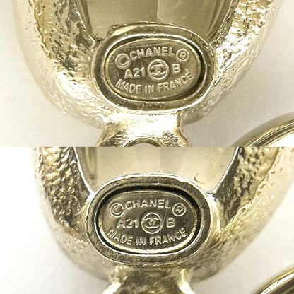 Chanel Earrings Women's Coco Mark Accessories Swing Chanel GP Faux Pearl