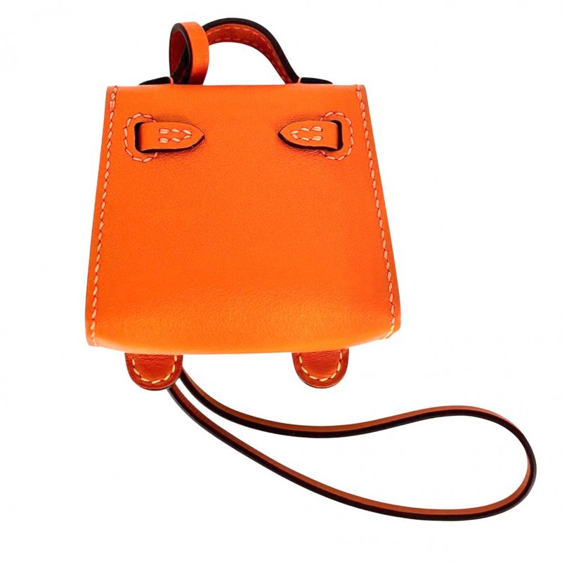 Hermes Key Holder Women's Bejeweled Sac Kerry Doll Bag Charm Leather Hermes U