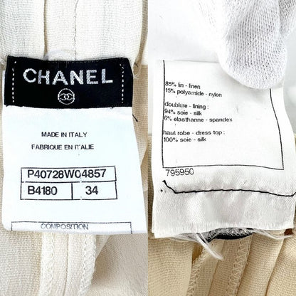 Chanel Dress Women Off Shoulder Shorts Coco Mark All In One Apparel Clothing