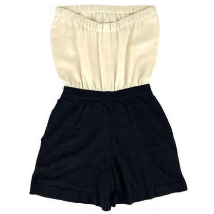 Chanel Dress Women Off Shoulder Shorts Coco Mark All In One Apparel Clothing