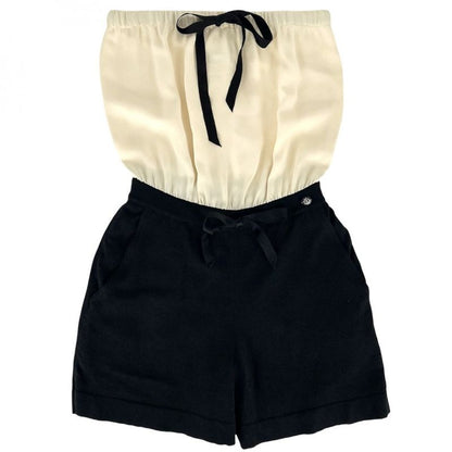 Chanel Dress Women Off Shoulder Shorts Coco Mark All In One Apparel Clothing