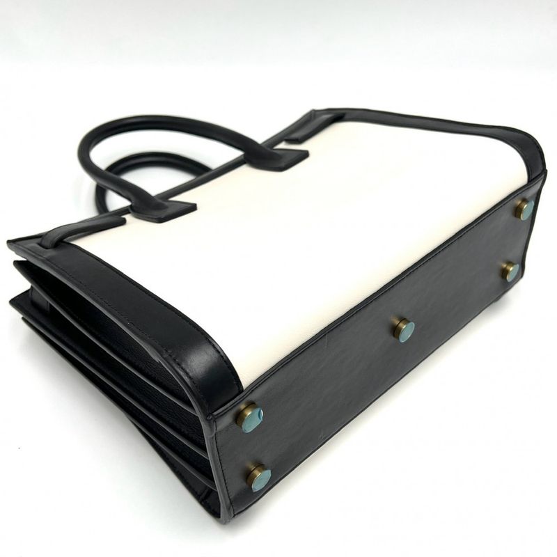 Saint Laurent Paris 2WAY Women's Sac De Jour Baby Bicolor Handbag Shoulder Bag