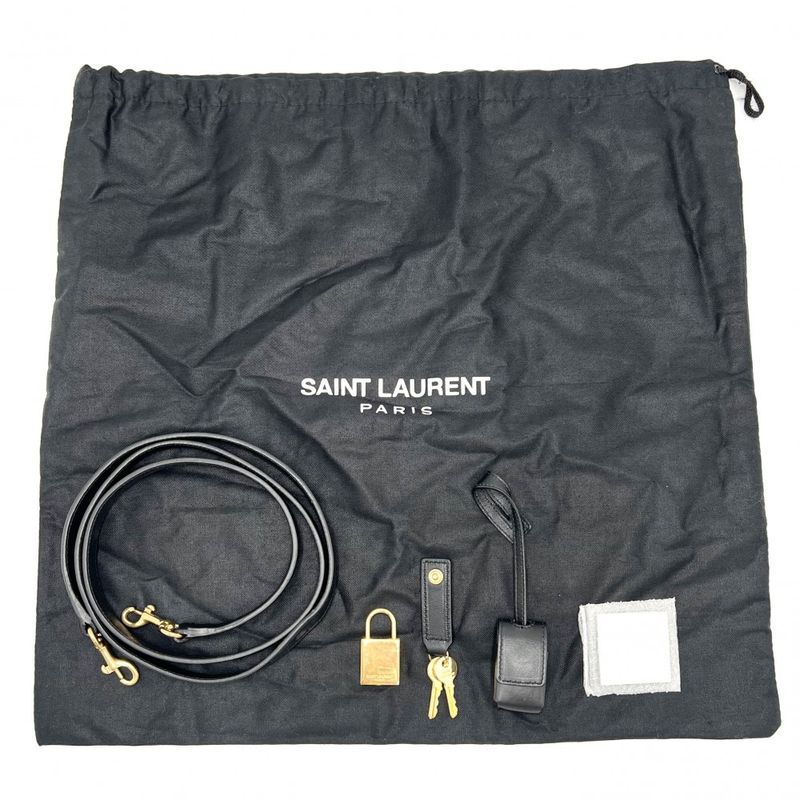 Saint Laurent Paris 2WAY Women's Sac De Jour Baby Bicolor Handbag Shoulder Bag