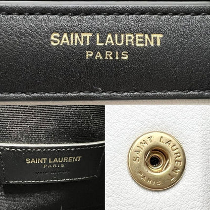 Saint Laurent Paris 2WAY Women's Sac De Jour Baby Bicolor Handbag Shoulder Bag