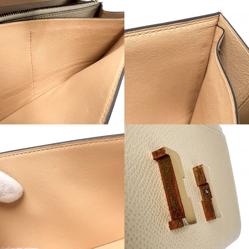 Hermes Long Wallet Women Constance Long Verso Long Wallet Flap Hermes X Leather