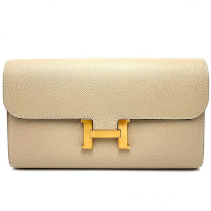 Hermes Long Wallet Women Constance Long Verso Long Wallet Flap Hermes X Leather