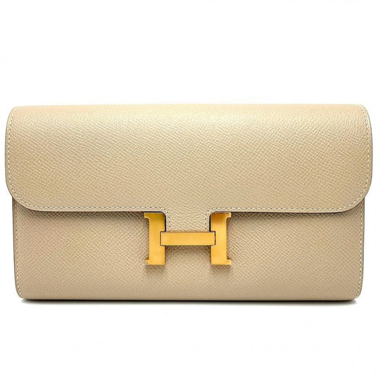 Hermes Long Wallet Women Constance Long Verso Long Wallet Flap Hermes X Leather