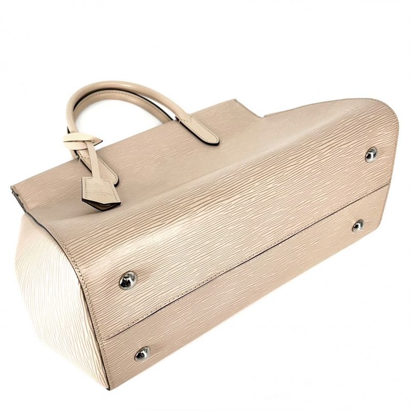 Louis Vuitton 2WAY Women's Marly MM Handbag Shoulder Bag Beige Louis Vuitton