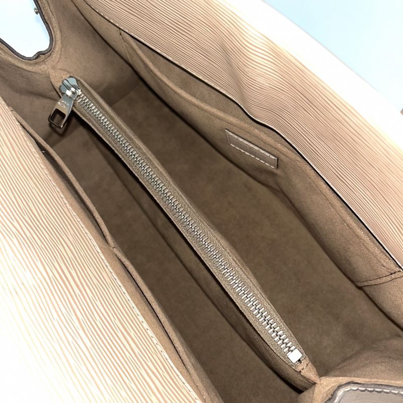 Louis Vuitton 2WAY Women's Marly MM Handbag Shoulder Bag Beige Louis Vuitton