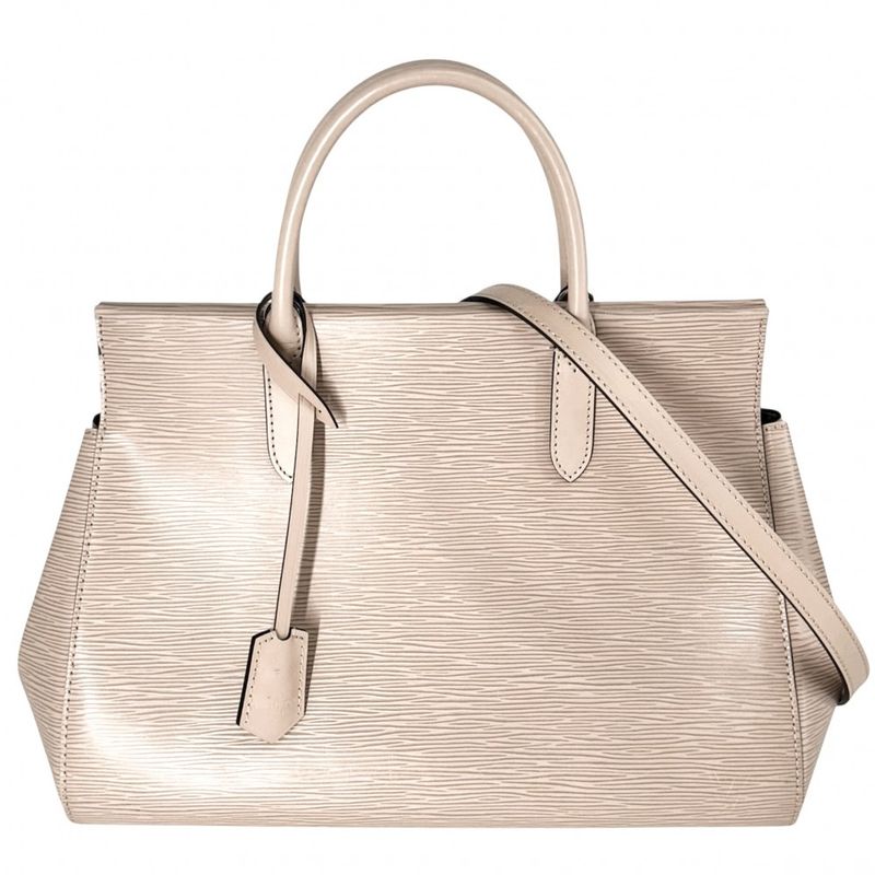 Louis Vuitton 2WAY Women's Marly MM Handbag Shoulder Bag Beige Louis Vuitton