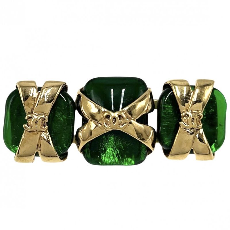 Chanel Brooch Ladies Gripore Coco Mark Accessories Chanel GP Color Stone 94P