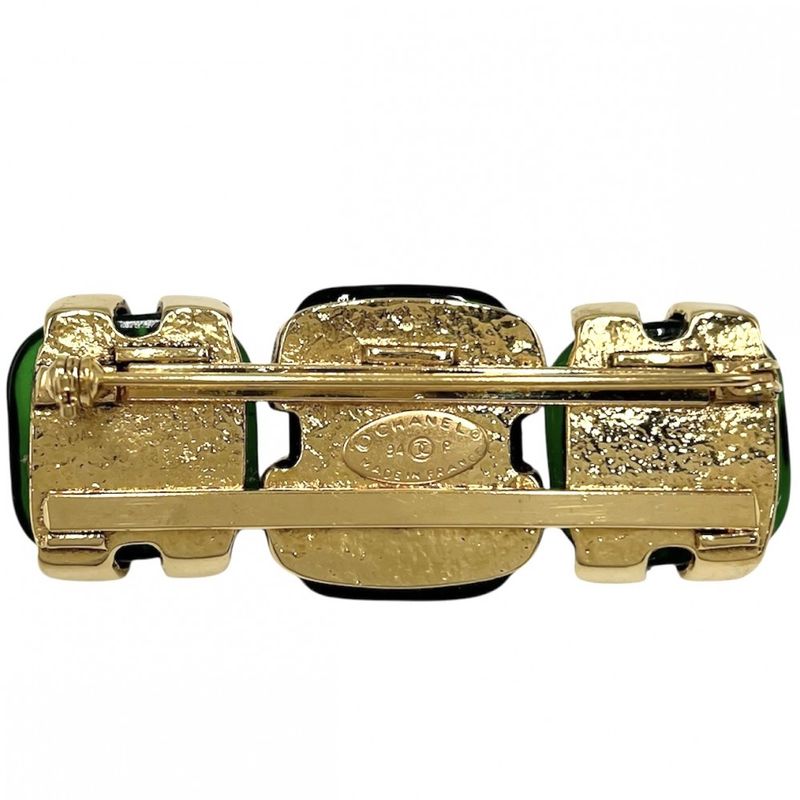 Chanel Brooch Ladies Gripore Coco Mark Accessories Chanel GP Color Stone 94P