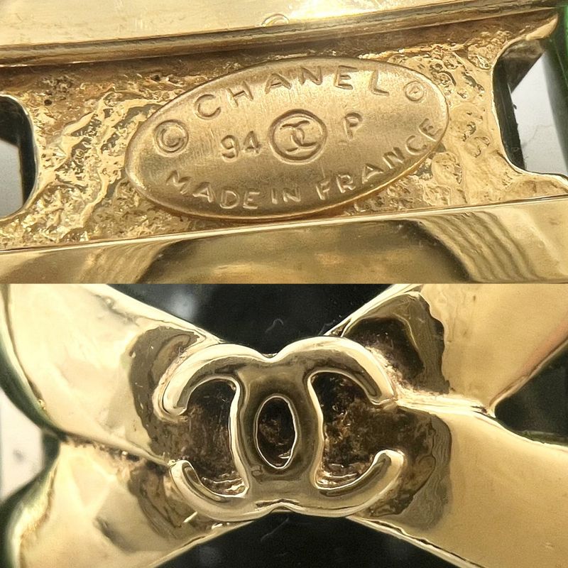 Chanel Brooch Ladies Gripore Coco Mark Accessories Chanel GP Color Stone 94P