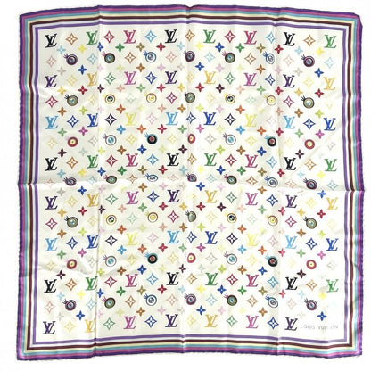 Louis Vuitton Scarf Women's I Love Monogram Takashi Murakami Monogram Multicolor