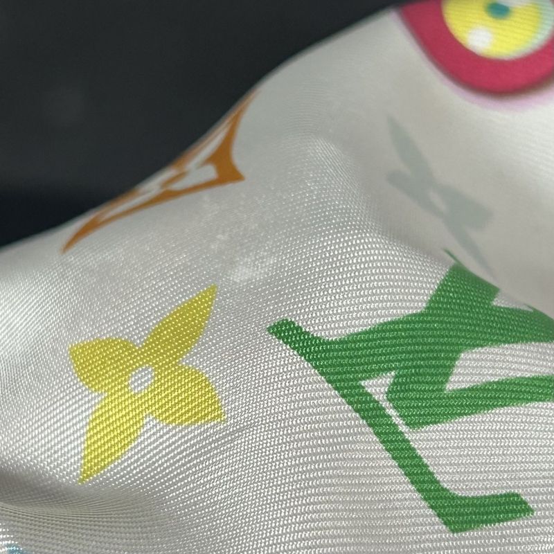 Louis Vuitton Scarf Women's I Love Monogram Takashi Murakami Monogram Multicolor