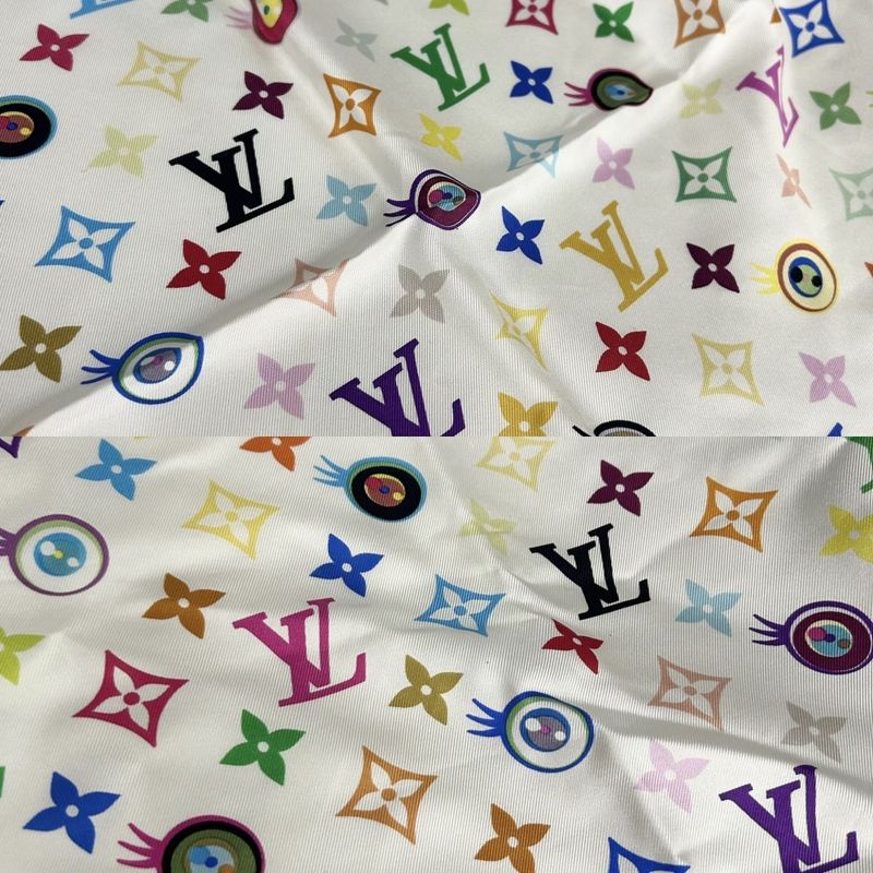 Louis Vuitton Scarf Women's I Love Monogram Takashi Murakami Monogram Multicolor