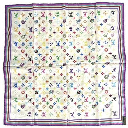 Louis Vuitton Scarf Women's I Love Monogram Takashi Murakami Monogram Multicolor