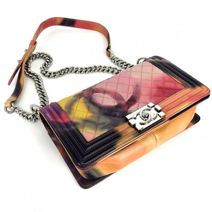 Chanel Shoulder Bag Women's Boy Chanel Matelasse Turnlock Coco Mark Shoulder