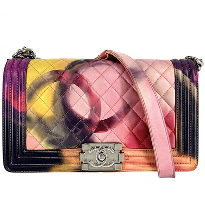 Chanel Shoulder Bag Women's Boy Chanel Matelasse Turnlock Coco Mark Shoulder