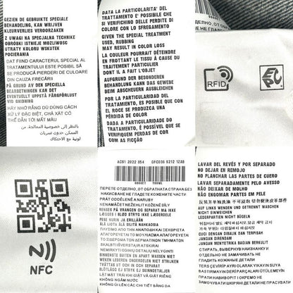 Prada Denim Jacket Women Triangle Logo Oversized Denim Shirt Tops Long Sleeve